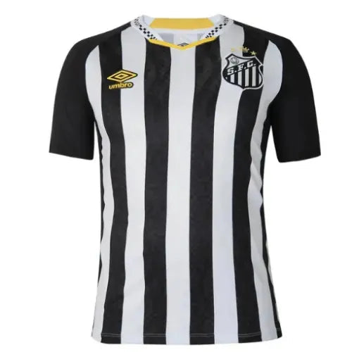 Camisa Santos Away 25/26 - Torcedor Preta e Branca