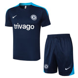 Conjunto Chelsea Treino 24/25 Azul - Escuro