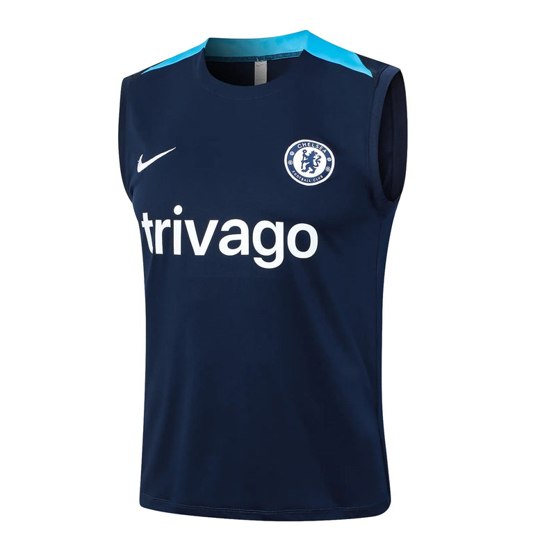 Conjunto Chelsea Treino Regata 24/25 Azul - Escuro