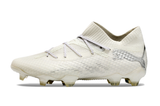 Chuteira Campo Puma Future 7 Fg Branca e Prata Eclipse - Pack