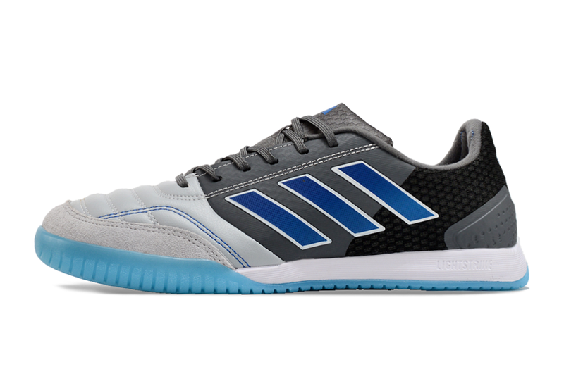 Chuteira Futsal Adidas Competition Top Ic Cinza Azul e - Branco