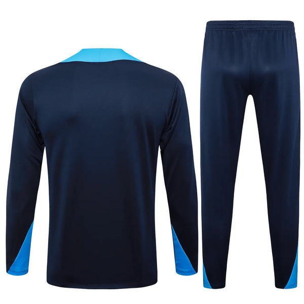 Conjunto Agasalho Treino Chelsea 24/25 Azul - Escuro