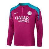Conjunto Agasalho Treino Psg 24/25 Rosa - Escuro