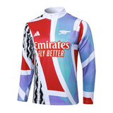 Conjunto Agasalho Treino Arsenal 24/25 Vermelho e - Azul