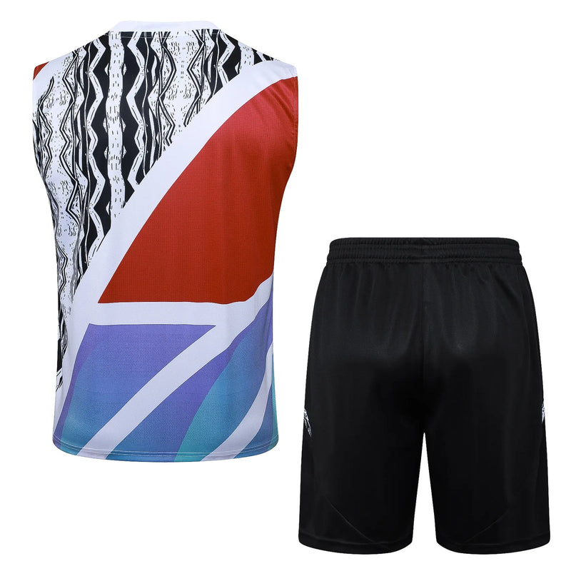 Conjunto Arsenal Treino Regata 24/25 Vermelho e - Azul