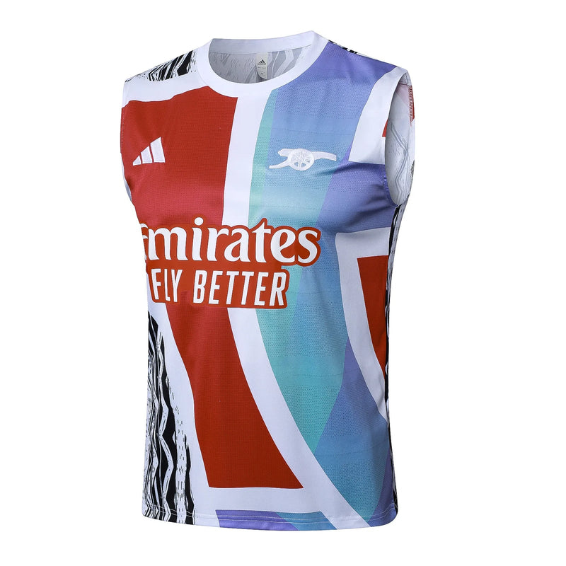 Conjunto Arsenal Treino Regata 24/25 Vermelho e - Azul