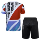 Conjunto Arsenal Treino 24/25 Vermelho e - Azul