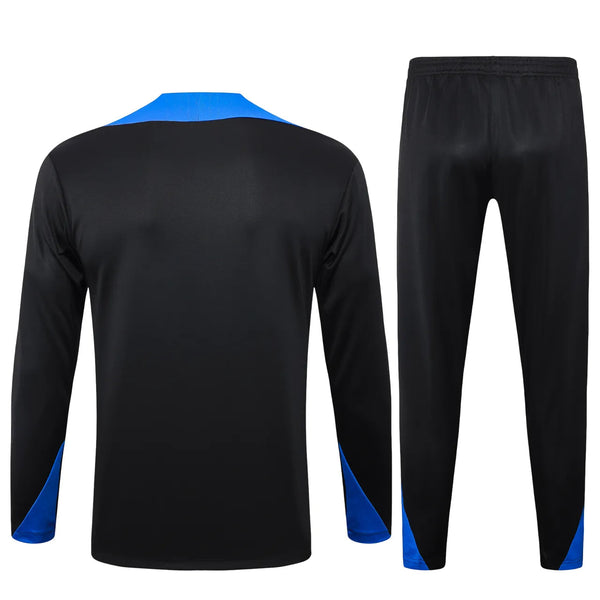 Conjunto Agasalho Treino Inter de Milao 24/25 - Preto