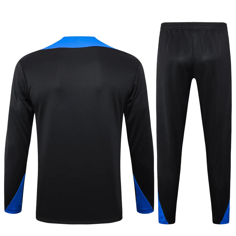 Conjunto Agasalho Treino Inter de Milao 24/25 - Preto