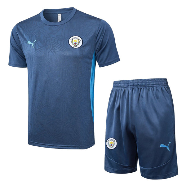 Conjunto Manchester City Treino 24/25 Azul - Escuro