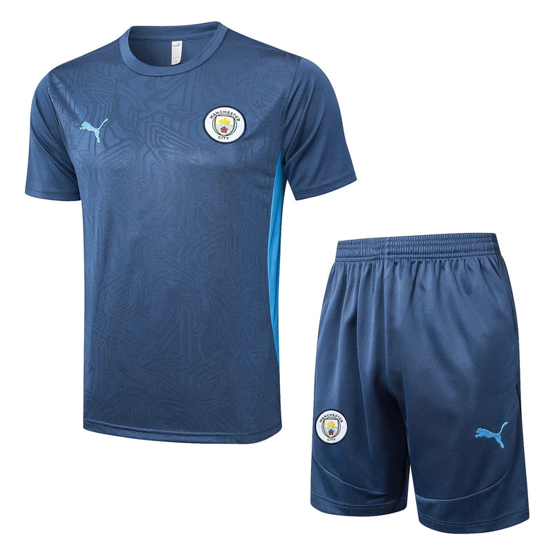 Conjunto Manchester City Treino 24/25 Azul - Escuro