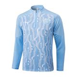 Conjunto Agasalho Treino Manchester City 24/25 Azul - Claro