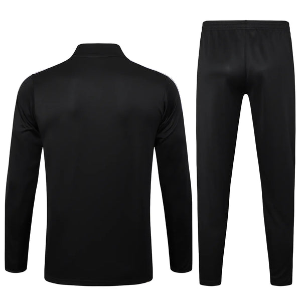 Conjunto Agasalho Treino Manchester United 24/25 Preto e - Vermelho