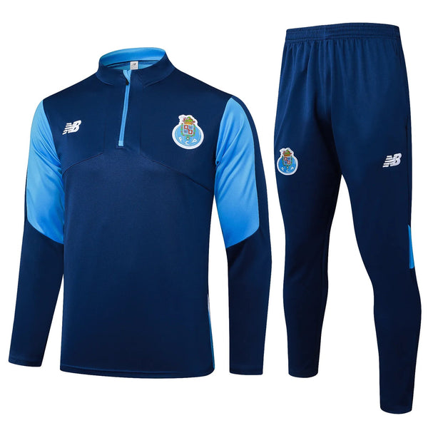 Conjunto Agasalho Treino Porto 24/25 Azul - Escuro