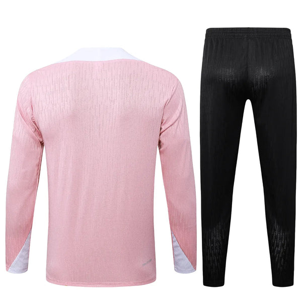 Conjunto Agasalho Treino Psg 24/25 Rosa e - Branco