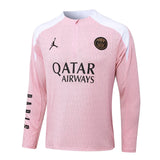Conjunto Agasalho Treino Psg 24/25 Rosa e - Branco