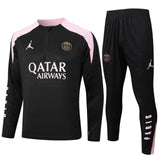 Conjunto Agasalho Treino Psg 24/25 Preto e - Rosa
