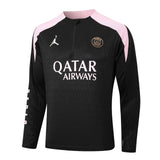 Conjunto Agasalho Treino Psg 24/25 Preto e - Rosa