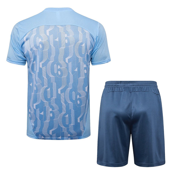 Conjunto Manchester City Treino 24/25 Azul - Claro