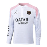 Conjunto Agasalho Treino Psg 24/25 Branco e - Rosa