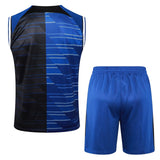 Conjunto Inter de Milao Treino Regata 24/25 Azul e - Preto