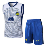 Conjunto Inter de Milao Treino Regata 24/25 - Branco