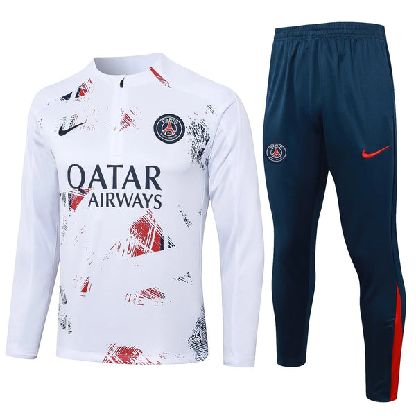 Conjunto Agasalho Treino Psg 24/25 Branco - 1