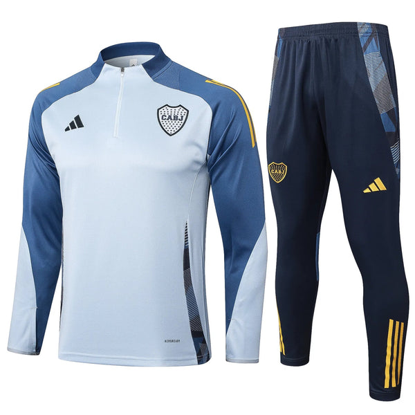 Conjunto Agasalho Treino Boca Juniors 24/25 Azul - Claro