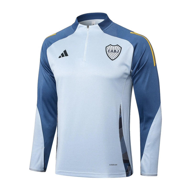 Conjunto Agasalho Treino Boca Juniors 24/25 Azul - Claro