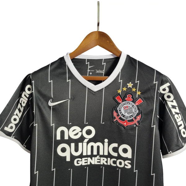 Camisa Corinthians Away 11/12 - Torcedor Retro Preta