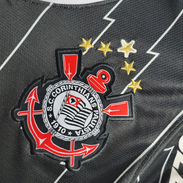 Camisa Corinthians Away 11/12 - Torcedor Retro Preta