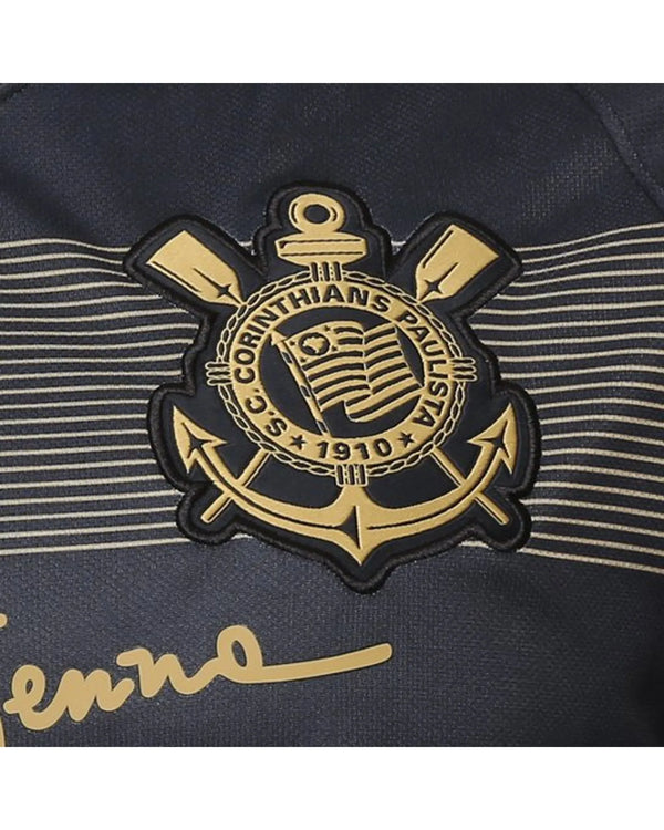Camisa Corinthians Ayrton Senna 18/19 - Torcedor Retro Nike Preta