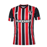 Camisa Tricolor Masculina Away 24/25 - Vermelha e Preta