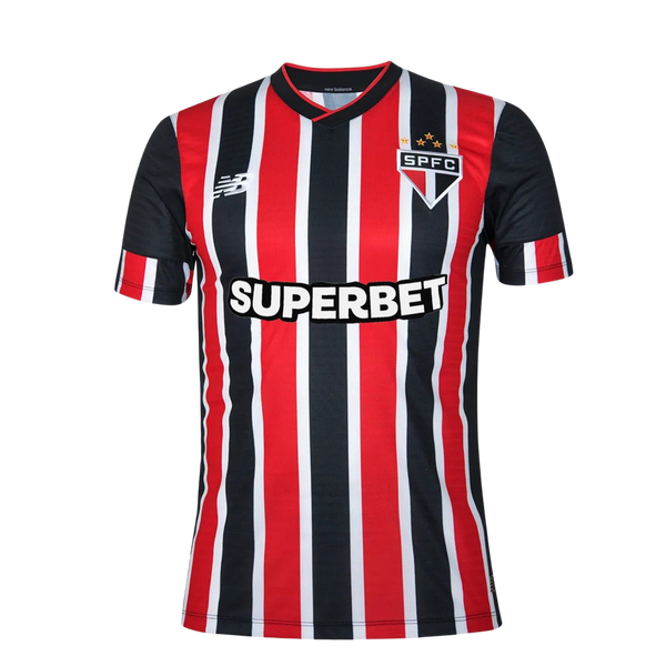 Camisa Tricolor Masculina Away 24/25 - Vermelha e Preta