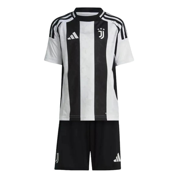 Conjunto Infantil Juventus I 23/24 Branco e - Preto