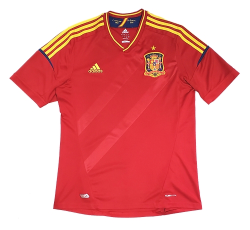 Camisa Espanha Home 2012 Retrô - Vermelha