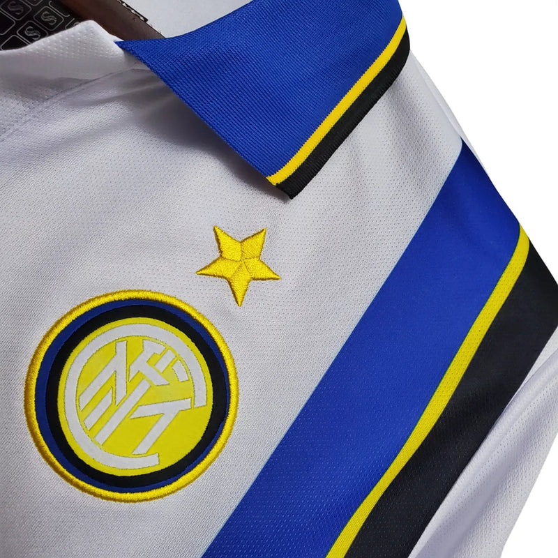 Camisa Inter de Milao Away 97/98 Retrô - Branca