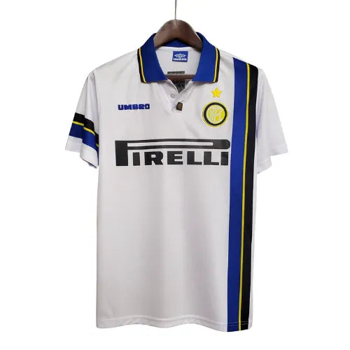 Camisa Inter de Milao Away 97/98 Retrô - Branca