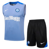 Conjunto Inter de Milao Treino Regata 24/25 - Azul