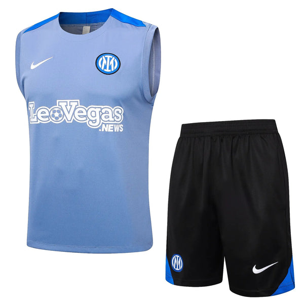 Conjunto Inter de Milao Treino Regata 24/25 - Azul