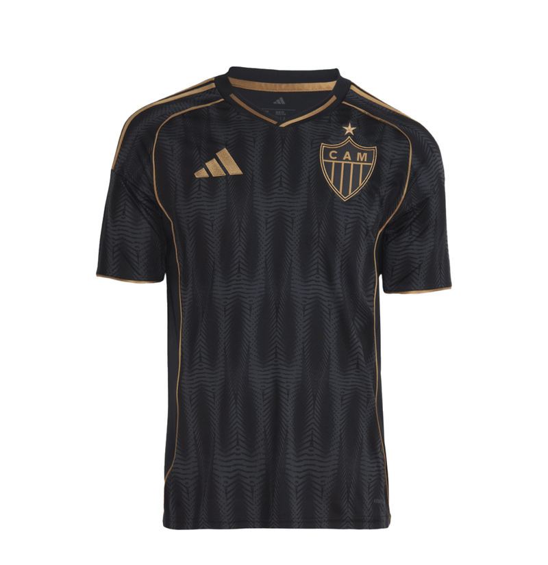 Camisa Atletico Mineiro Terceira 25/26 - Jogo 3 Preta e Dourada