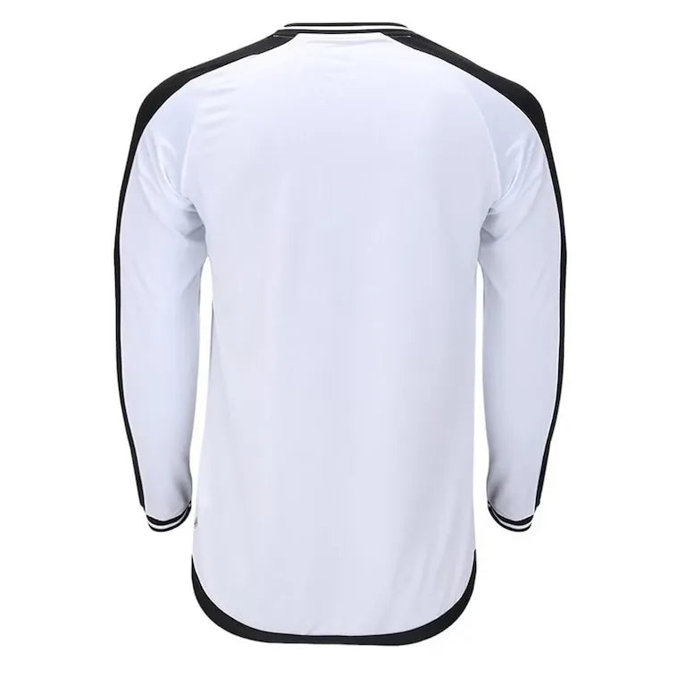 Camisa Vasco Away 24/25 - Torcedor Manga Longa Branca e Preta