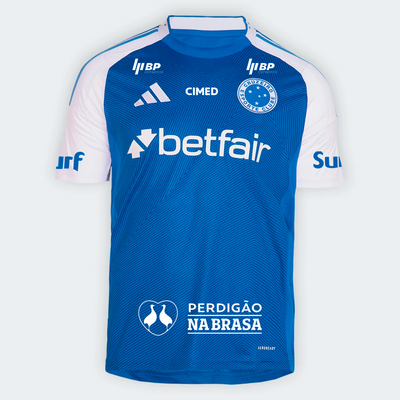 Camisa Cruzeiro Home 25/26 - Torcedor Azul