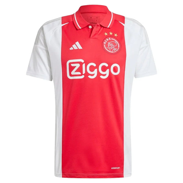 Camisa Ajax Home 24/25 Branca e - Torcedor Vermelha