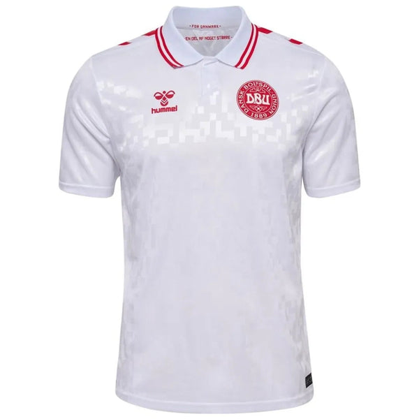 Camisa Dinamarca Away 2024 - Torcedor Branco