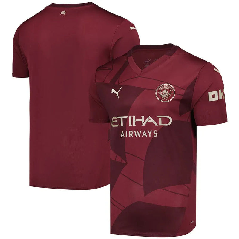 Camisa Manchester City Third 24/25 - Torcedor Vermelha