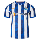 Camisa Porto Home 22/23 Torcedor New Balance Azul e - Branca