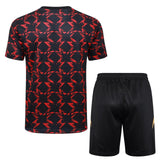 Conjunto Manchester United Treino Regata 24/25 Vermelho e - Preto
