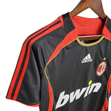 Camisa Milan Home 06/07 Retrô - Preta