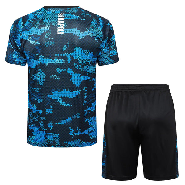 Conjunto Napoli Treino Regata 24/25 Azul e - Preto
